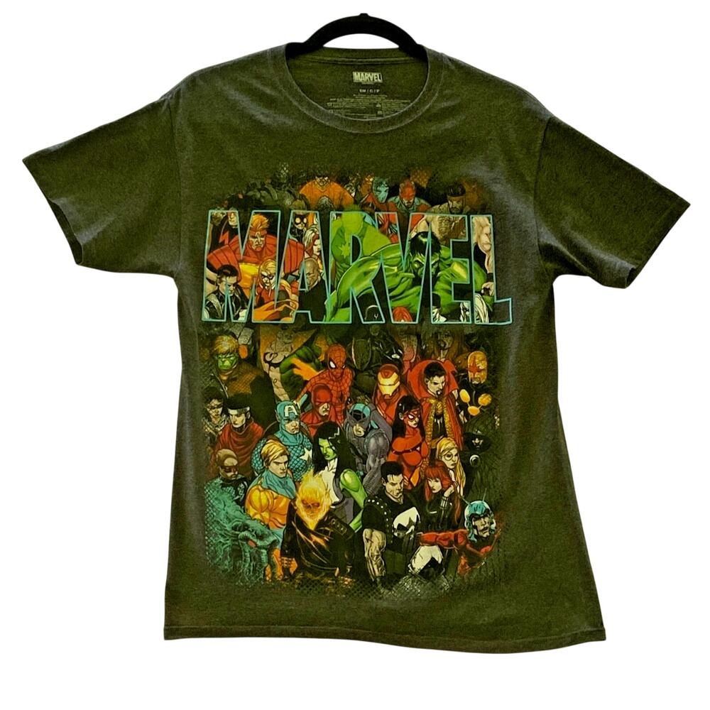 Marvel Mens Size Small T Shirt Marvel Comics Group Graphic Short Sleeve Grey